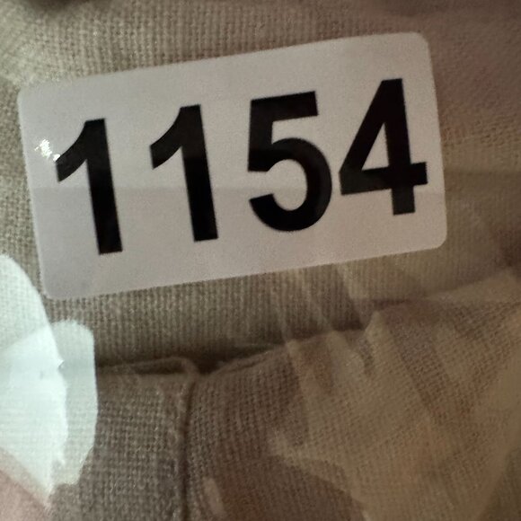 Alan Flusser Mens Linen Pants 34x32 Relaxed Fit Lightweight Pleated Front Preppy - Picture 6 of 6